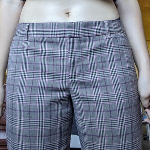 Gap slim plaid pants size 6